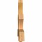 Ekena Millwork Davenport Rough Sawn Timber Gable Bracket, Western Red Cedar, 84"W x 35"H x 4"D x 6"F, 10/12 Pitch GBW084X35X0406DAV00RWR - alternate 4